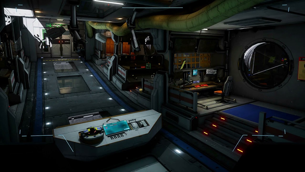 🎧AMBIENCE | Space station control room | For study, chill, sleep