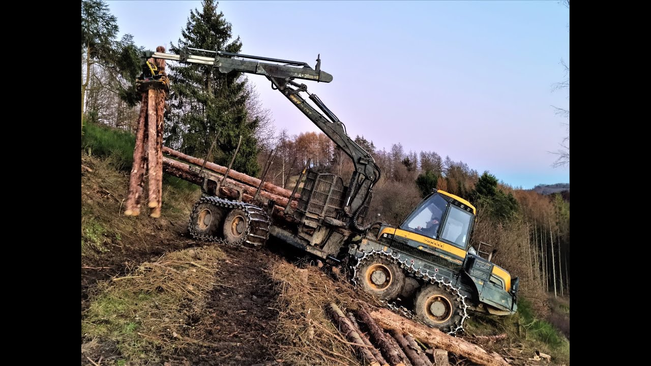 🌲 Ponsse Elephant-King • *Biggest King of Ponsse* • *Ponsse-Week* • Forwarder in Action • Part-1🌲