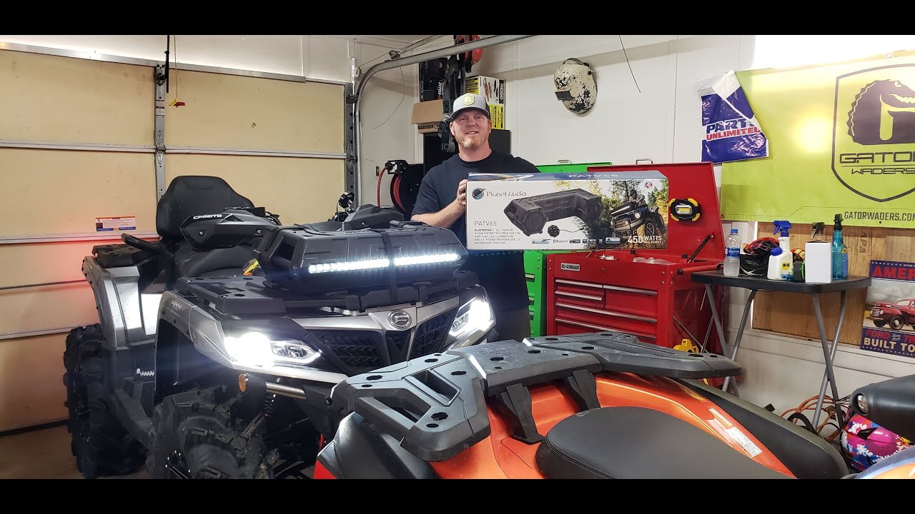 Planet Audio ATV Speaker Install & Review For Cfmoto & All other ATVs
