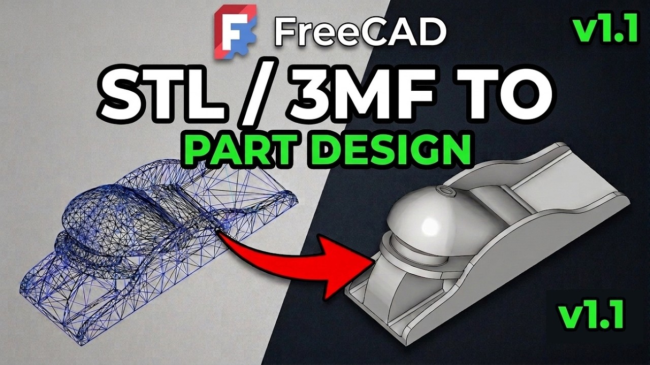 FreeCAD Meshes Made Easy! Complete STL / 3Mf Workflow