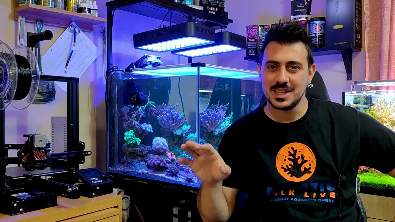 πως να φτιάξω ένα ενυδρείο reef χωρίς προβλήματα.! Παρουσίαση ενυδρείου reef! Κοραλλιογενής ύφαλος.