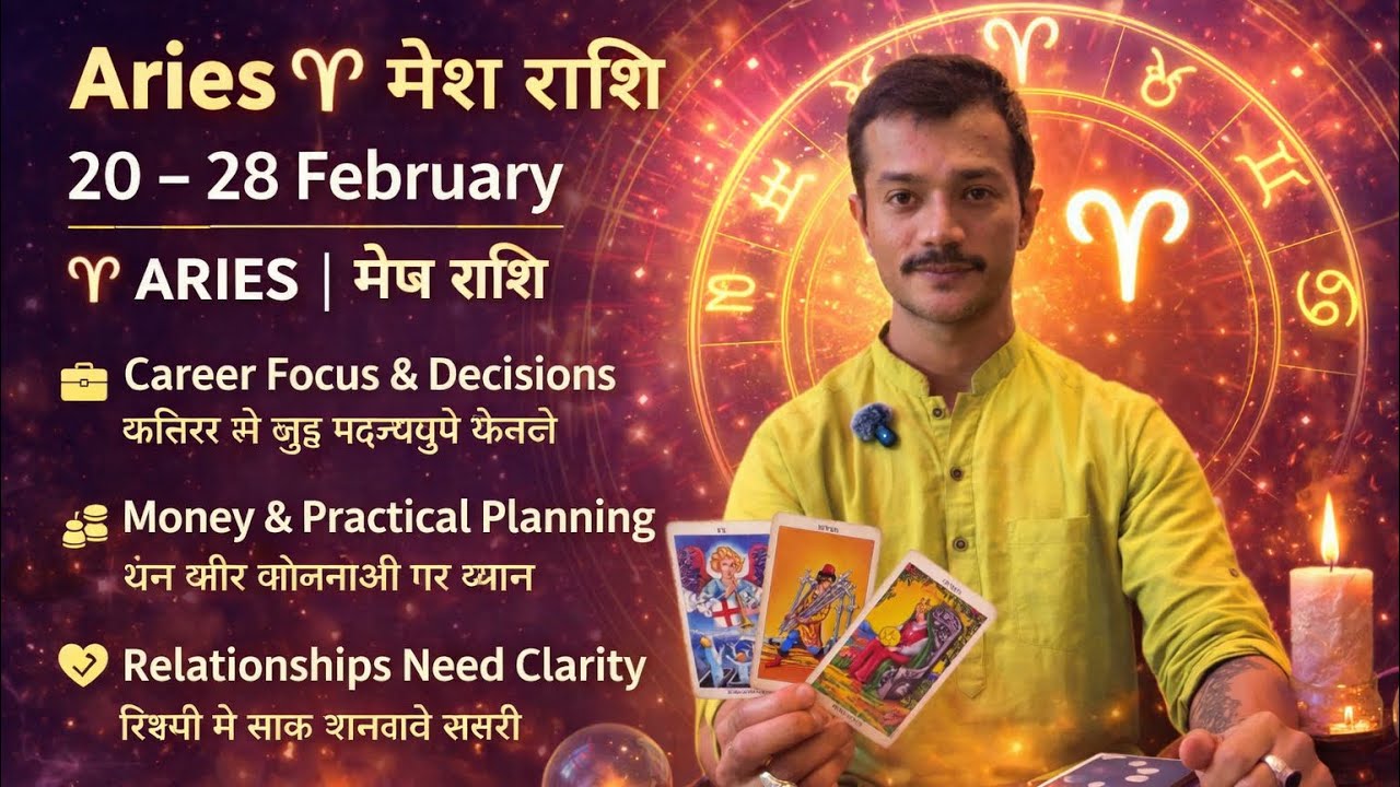 Aries ♈ 20–28 Feb | THIS WEEK Changes Everything! 😱 Tarot Reading⚠️ सावधान! आने वाला है बड़ा फैसला 