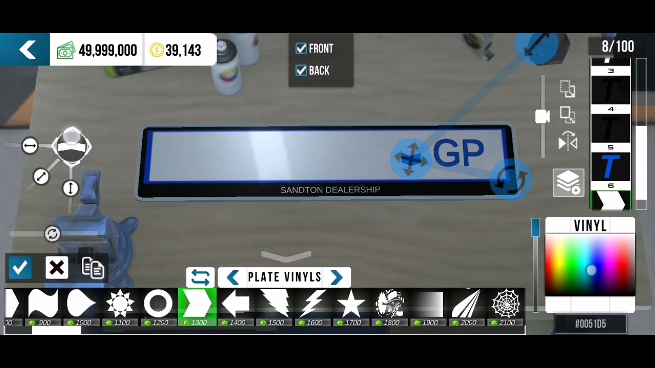 How to make a South African number plate in CPM #carparkingmultiplayer #cpm #gaming #mobilegaming