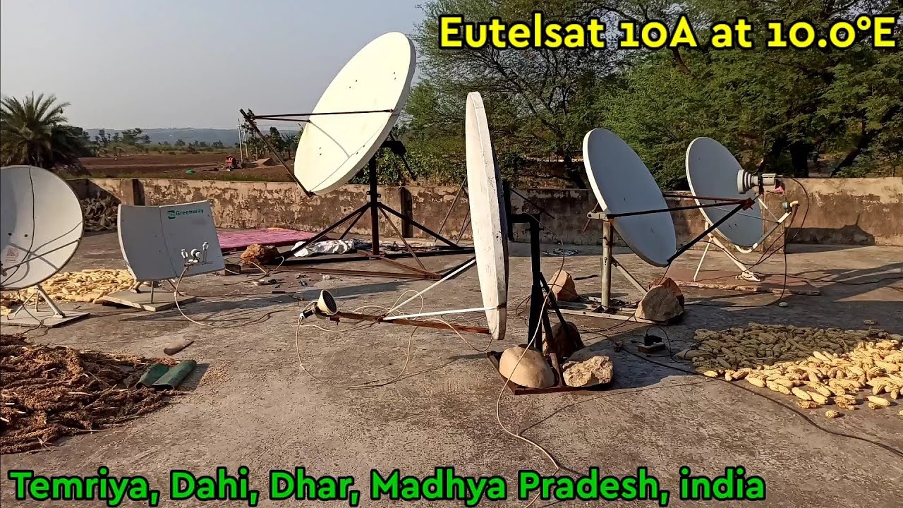 Eutelsat 10A at 10.0&deg;E in Madhya Pradesh, 120 CM Antenna