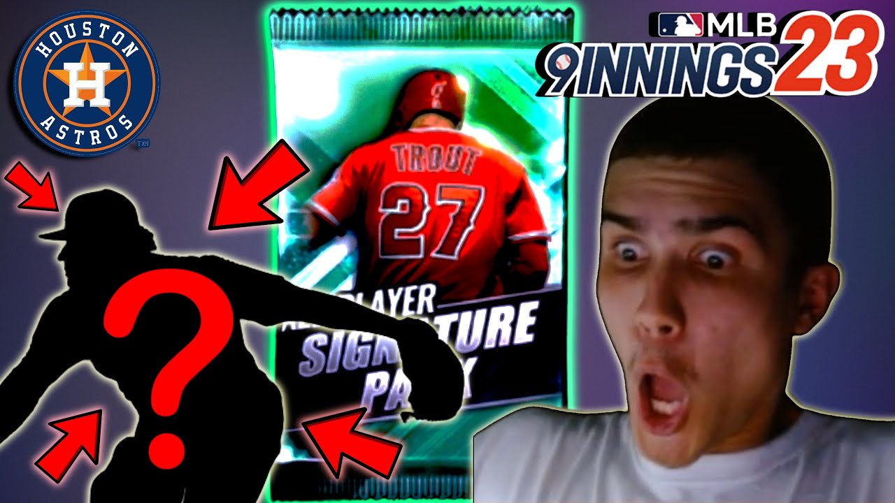 MLB 9 Innings 23 - UNPREDICTABLE TEAM SIGNATURE CARD!!! CLUTCH PULL!!!