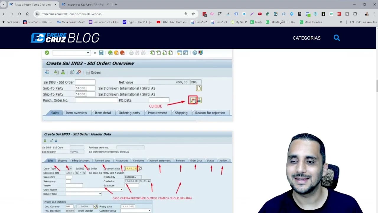 📦 Como Criar uma Ordem de Vendas no SAP Usando a Transação VA01 | Passo a Passo Completo