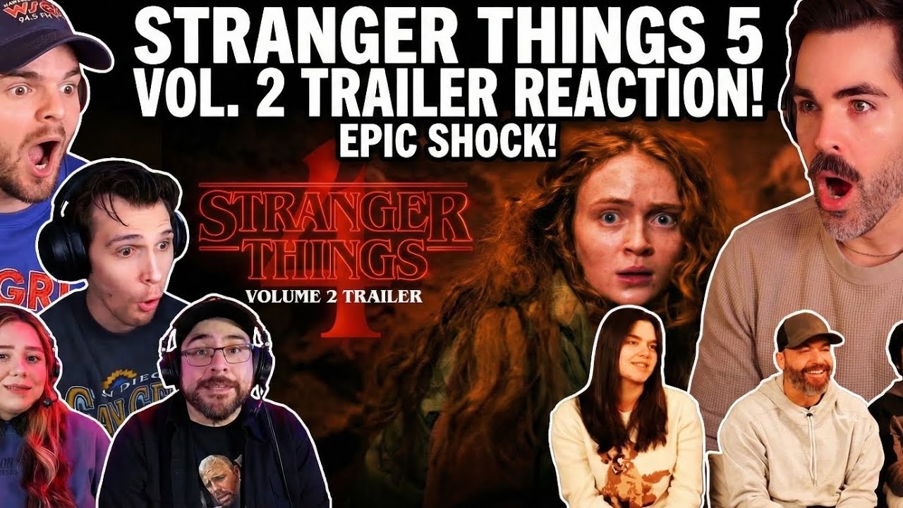 Stranger Things 5 vol 2 Trailer Reaction| reaction compilation|