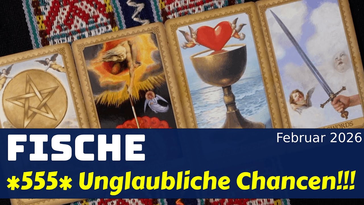 Fische🍀*555* Unglaubliche Chancen im Februar 2026   Tarot