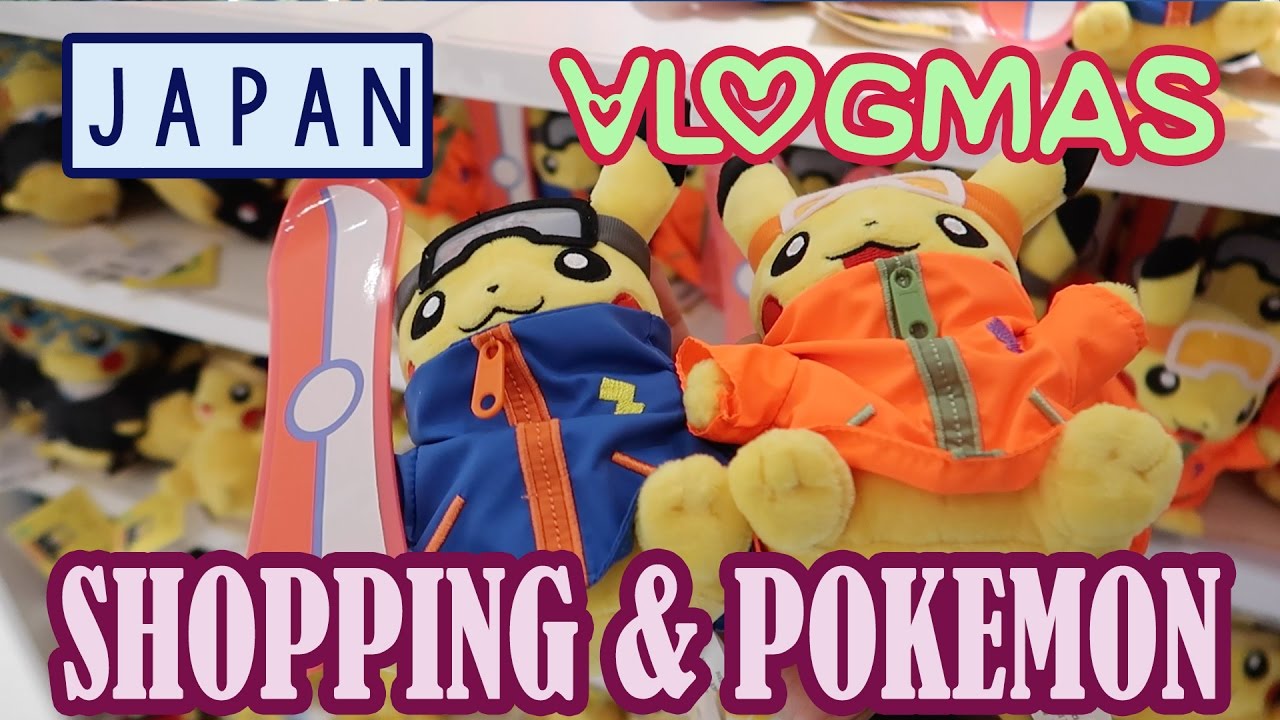 Shopping for Christmas presents & Pokemon Center | Vlogmas #3 | KimDao in JAPAN