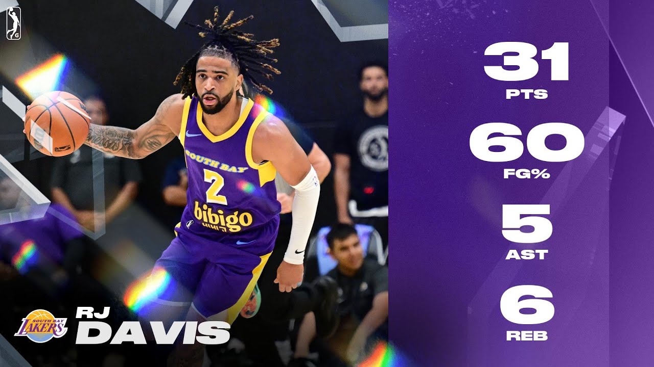 RJ Davis WENT OFF For 31 PTS & 6 3PM In His G League Debut!
