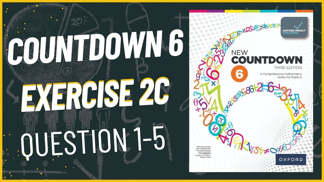 Class 6th Math Exercise 2C Question 1-5 | oxford new countdown third edition | Math with Afshan