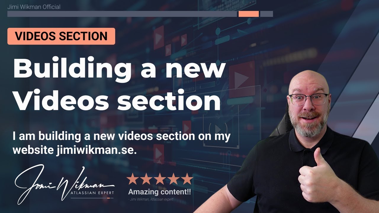 Введение в новый раздел &laquo;Видео&raquo; на моем сайте - jimiwikman.se