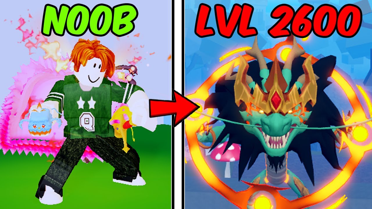 Noob to Max Level USING EVERY FRUIT in Blox Fruits Part 3