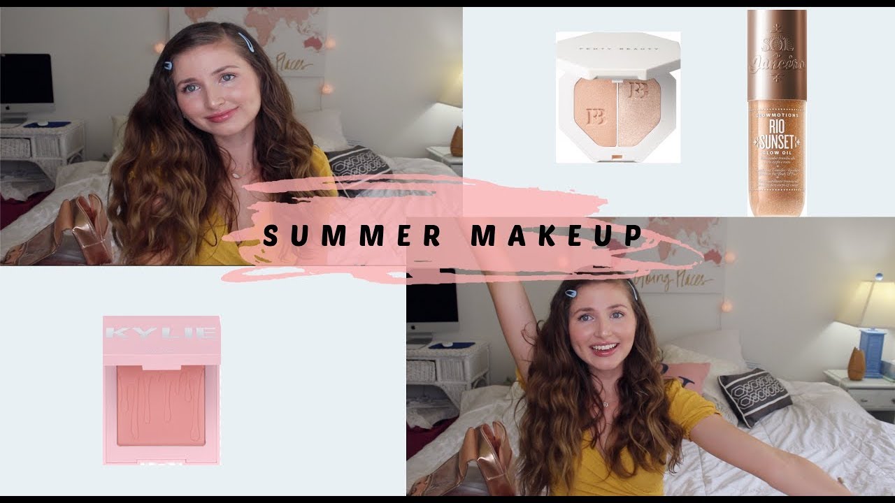 NATURAL SUMMER MAKEUP! (Kylie cosmetics, It Cosmetics, Fenty Beauty)