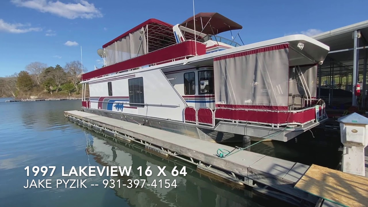 Houseboat for Sale 1997 Lakeview 16 x 64 Mitchell Creek Marina