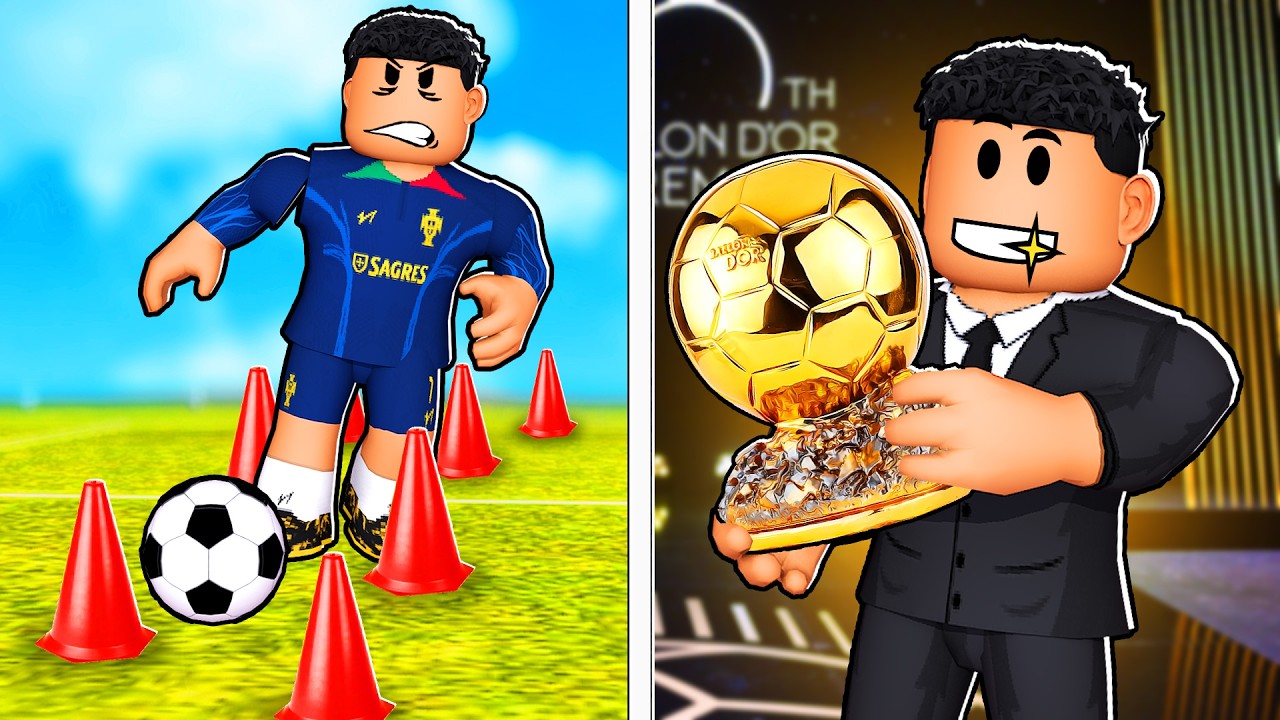 I Lived Cristiano Ronaldo's Life for 7 Days in ROBLOX!