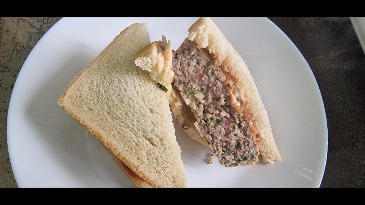 hamburguesa muy jugosa