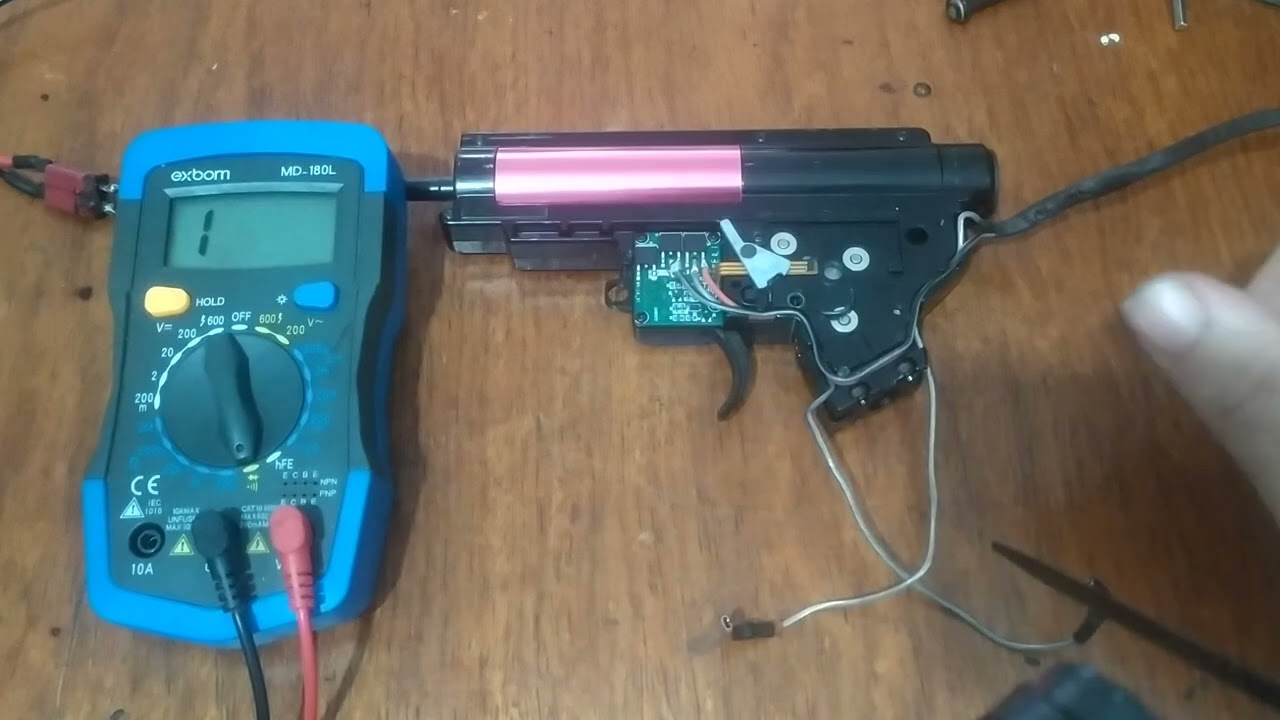 airsoft ares gatilho eletrônico em pane bora ve