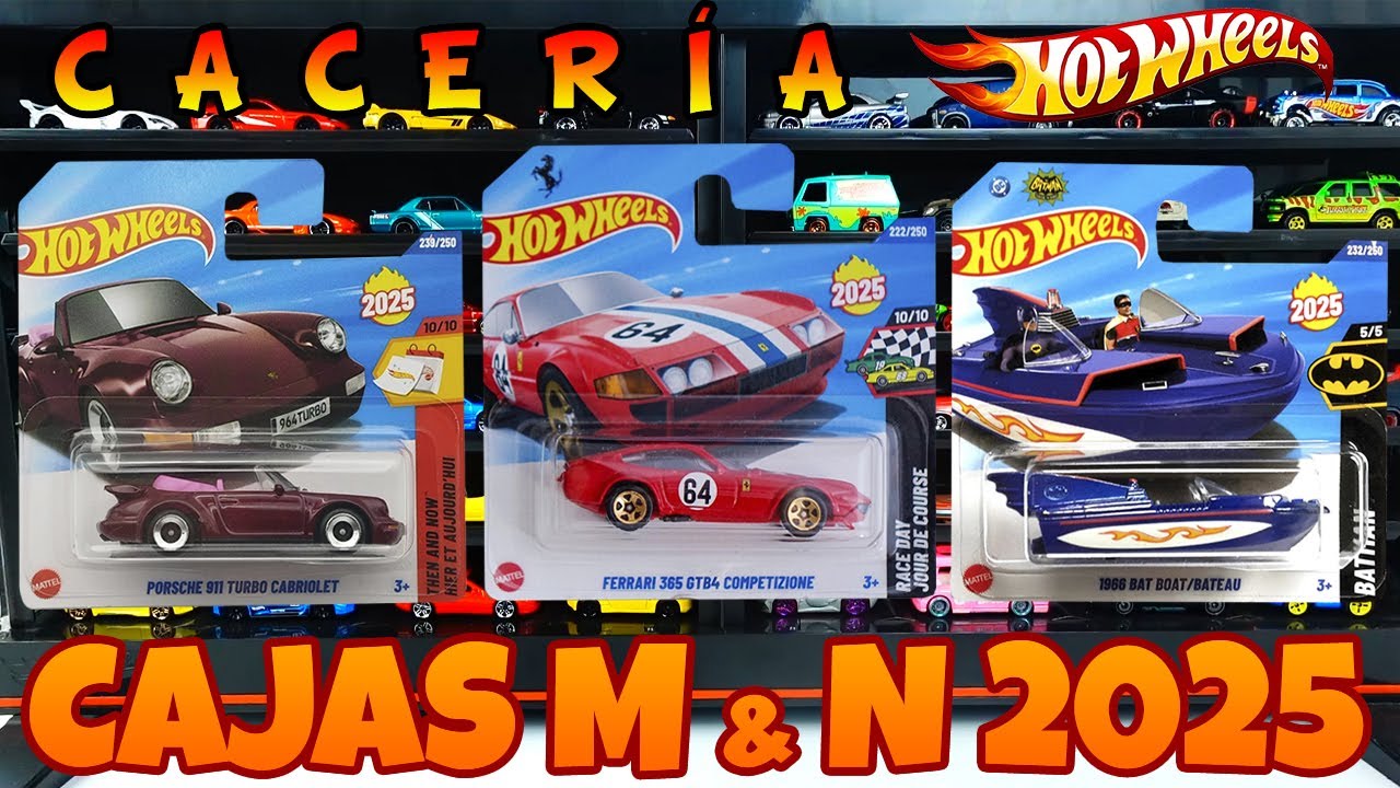 😱😱 CACERÍA HOT WHEELS (CAJAS M & N 2025) 😱😱  ¡¡MÁS HOT WHEELS PARA LA COLECCIÓN!! #HOTWHEELS #MATTEL