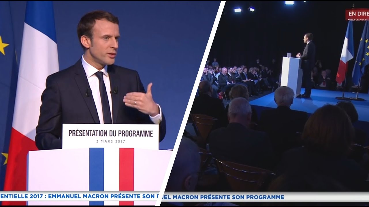 REPLAY INT&Eacute;GRAL : Emmanuel Macron pr&eacute;sente son programme (02/03/2017)