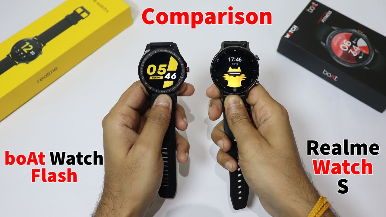 boAt Watch Flash vs Realme Watch S | Full Specs Comparison | Shocking Result | Best Smartwatch