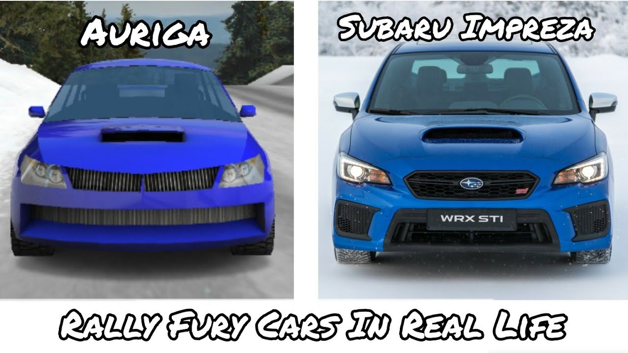 Rally Fury Cars In Life | Машины из Rally Fury в реальной жизни #rallyfury #racing #гонки