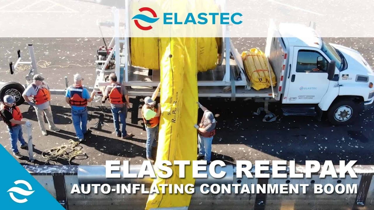 Elastec ReelPak Auto-Inflating Containment Boom System