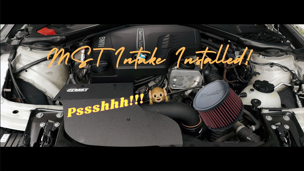 MST Intake - Install and Initial Impressions on my Stage 2 Bootmod3 BMW F30 328i (N20)!