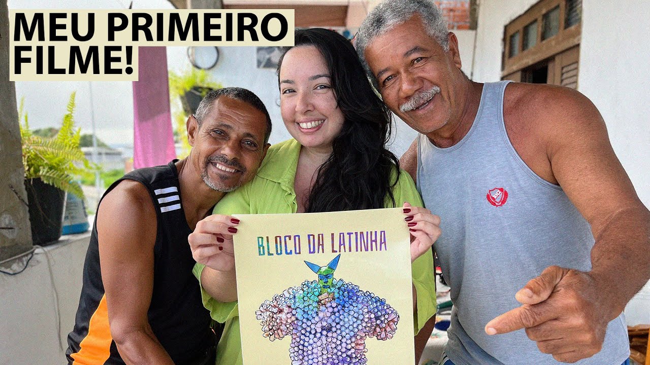 ESTREIA DO MEU PRIMEIRO DOCUMENTARIO 'BLOCO DA LATINHA' | VLOG #08