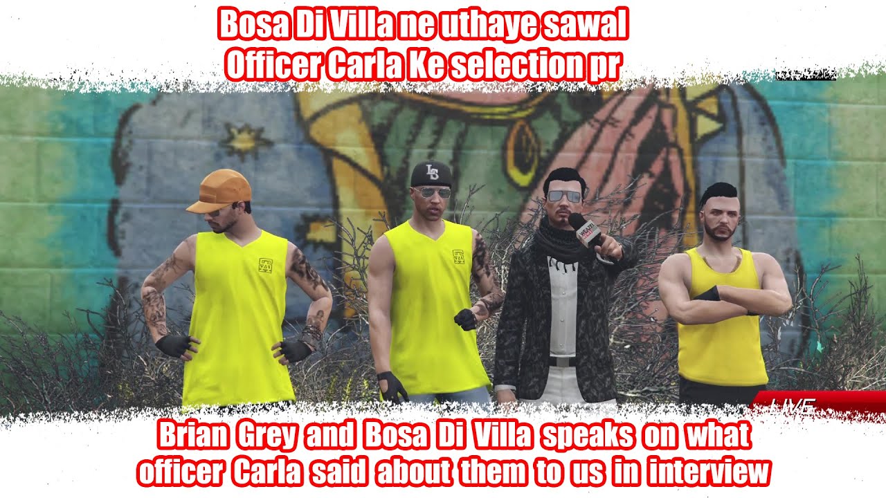 [LIVE] Bosa Di Villa and Brian Grey Speaks on Officer Carla what she said | Weazel News HTRP