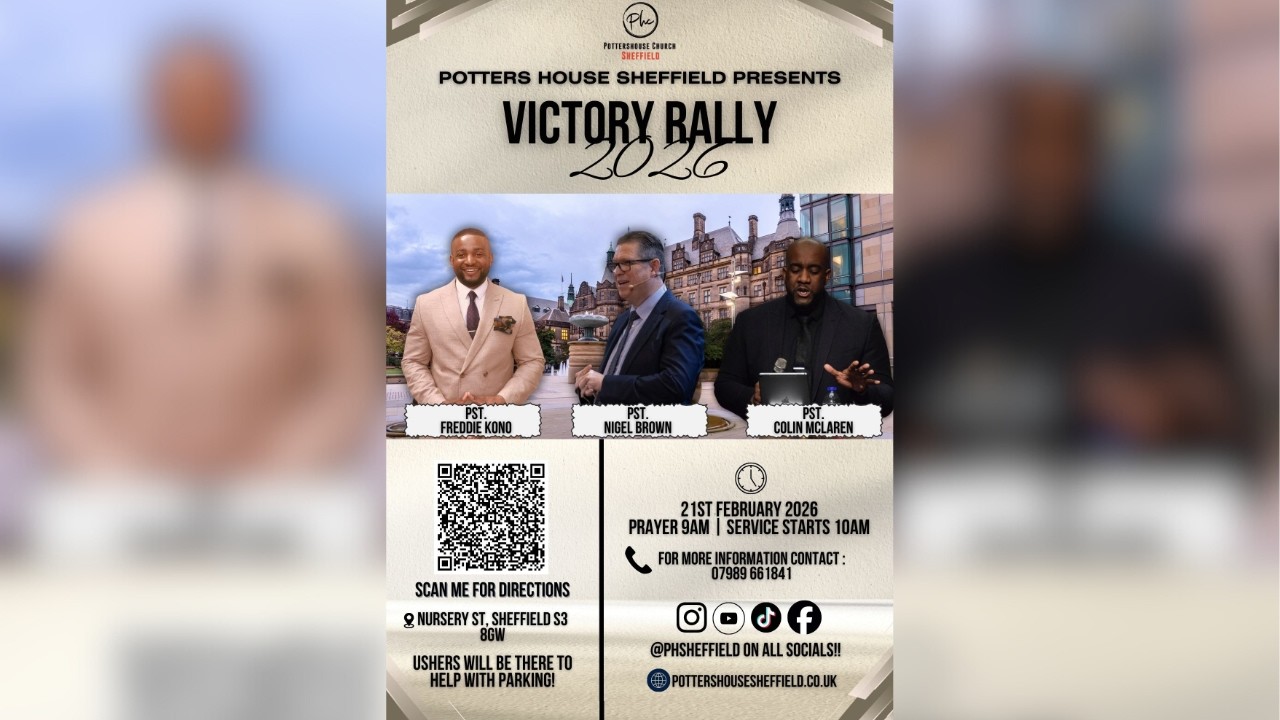 Victory Rally 2026 | Part 1 | Potters House Sheffield | 21st February 2026 | 10AM |