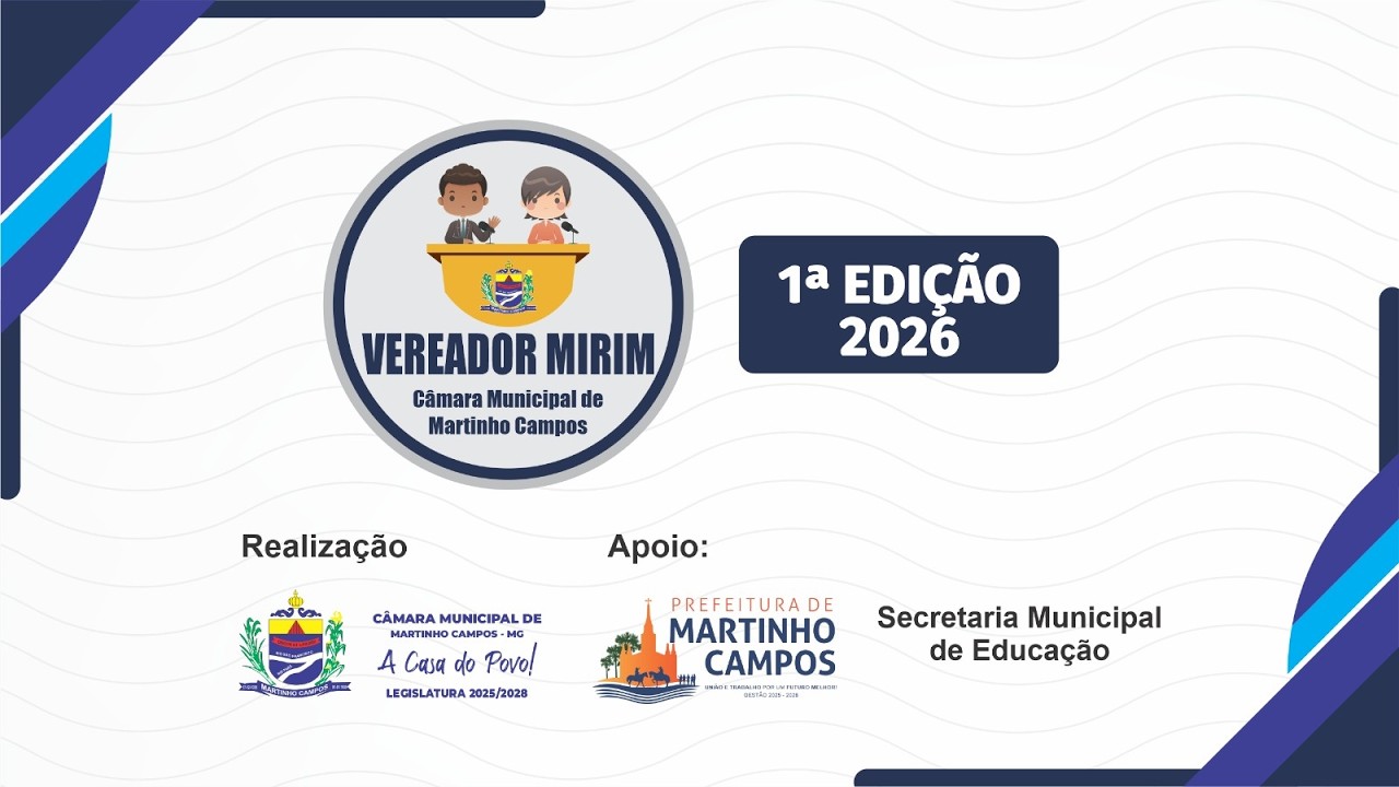Posse dos Vereadores Mirim - 1ª Edição 2026