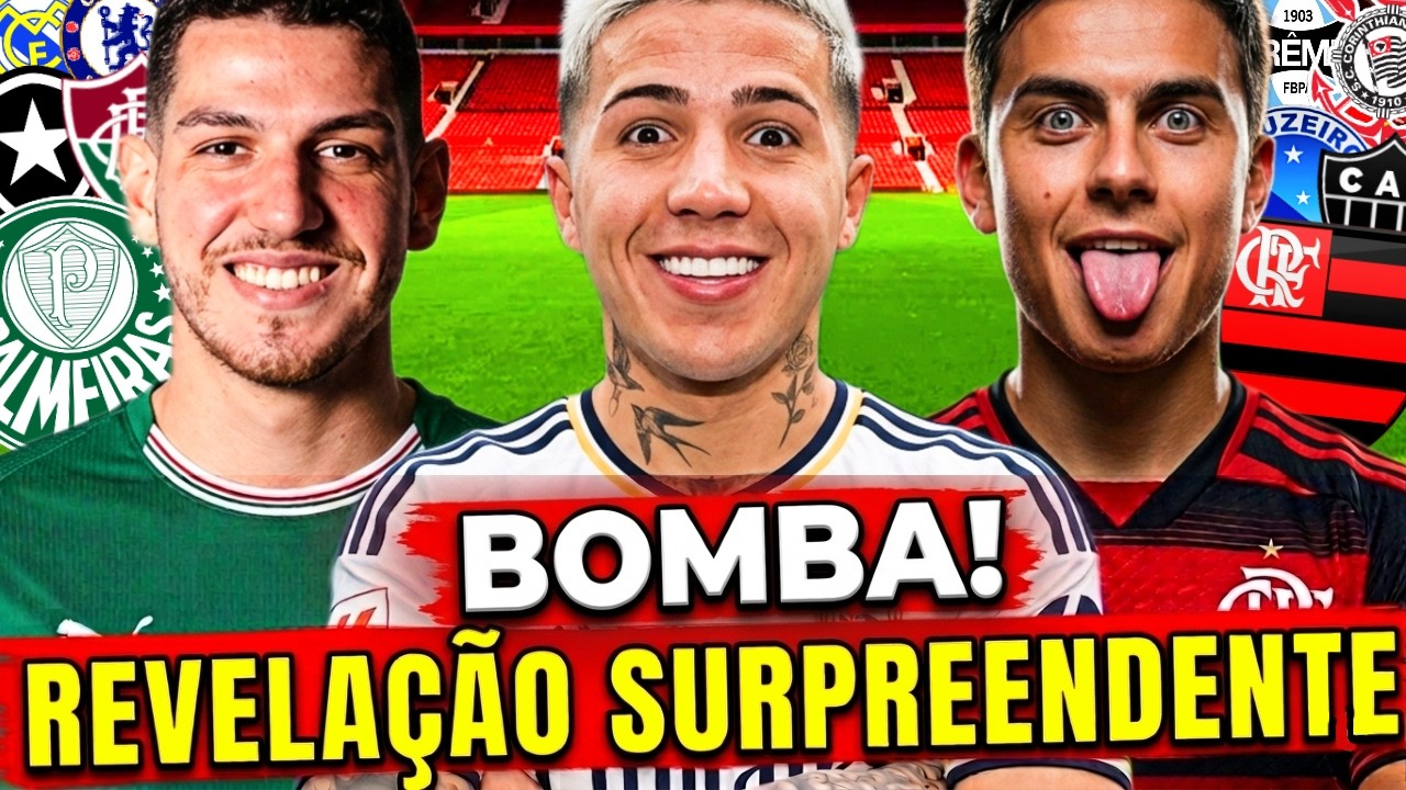 BOMBA! DYBALA NO FLAMENGO! NINO NO PALMEIRAS! ENZO NO REAL MADRID? MERCADO DA BOLA