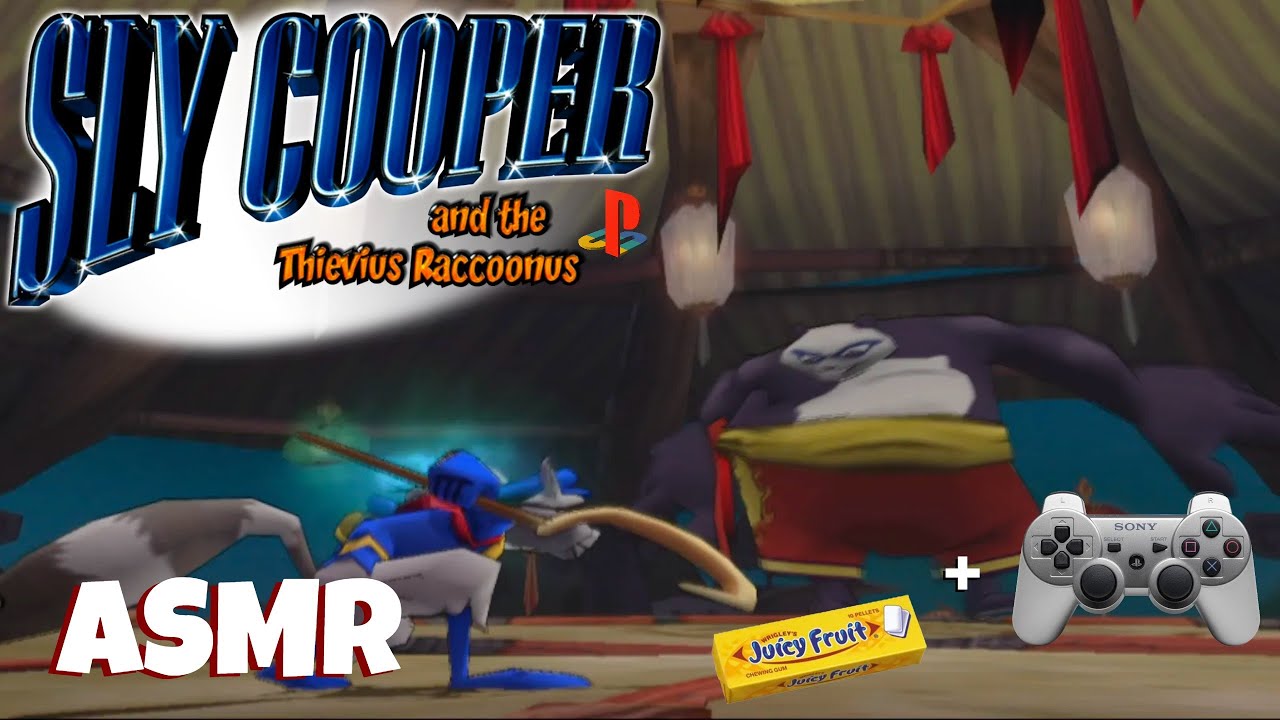 ASMR Gaming: Sly Cooper & The Thievius Raccoonus #8 | PS2 (Whispering,Controller Sounds,Hard Candy)