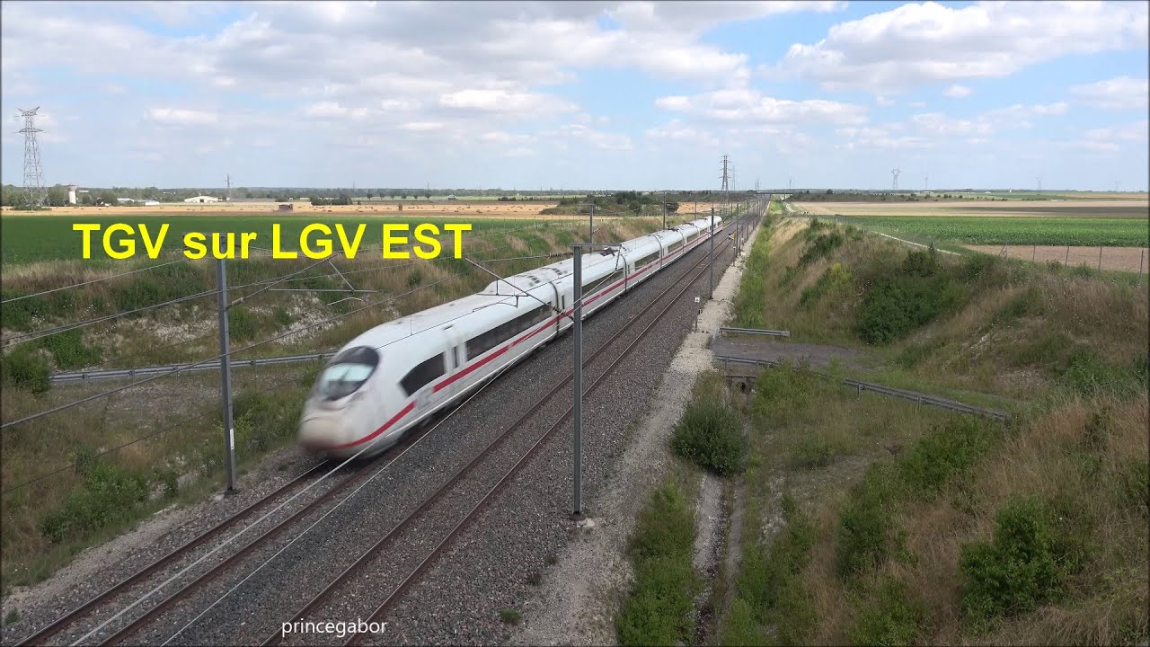 TGV et TGV M /LGV EST / Marne /