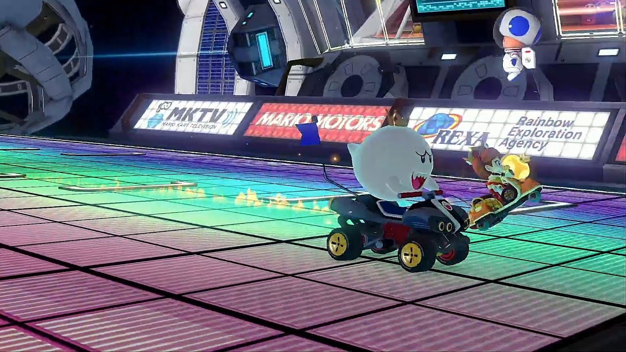 【マリオカート8DX/Mariokart8dx】強いアイテムだけのVSレース！キングテレサとベビィデイジーのデットヒート！！