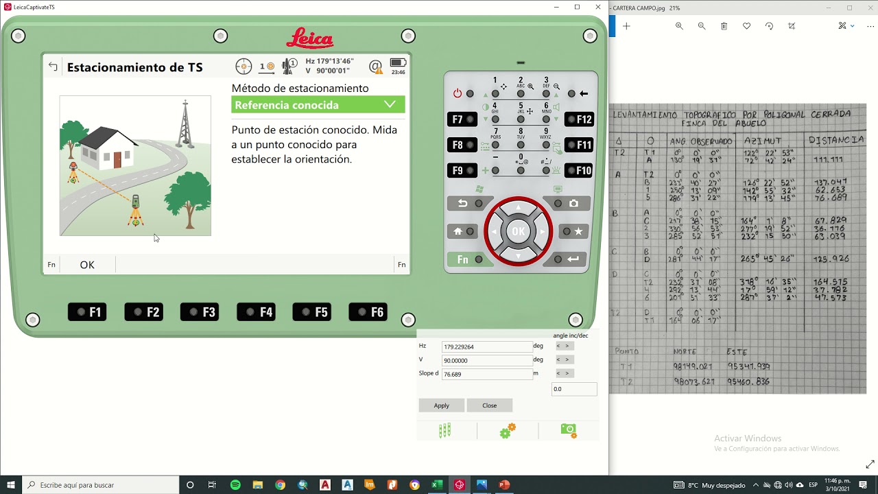 Video 1 Simulador Leica Captivate TS MS- Levantamientos especiales