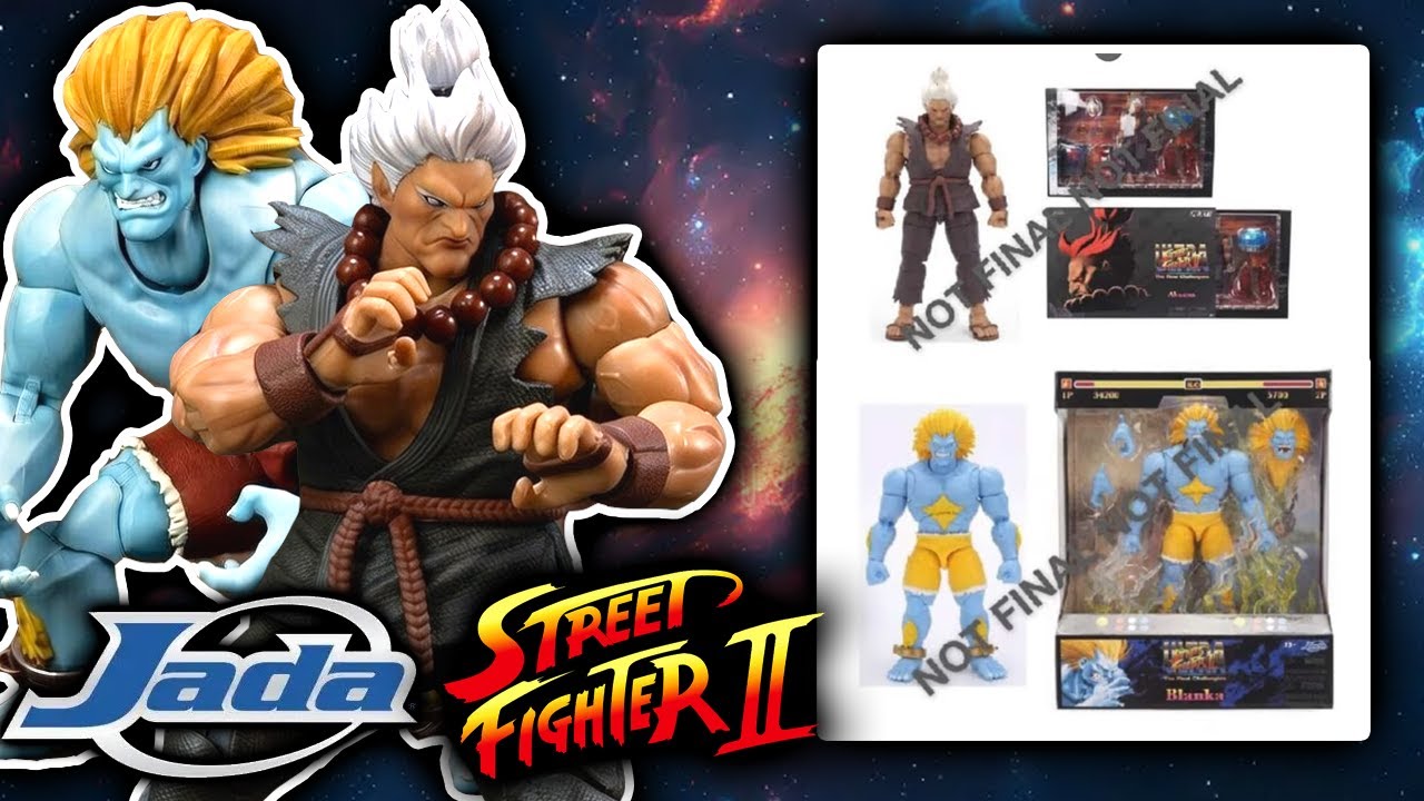 JADA TOYS: Утекли новые промо-фотографии Шина Акумы и Бланки из Street Fighter! Но когда и где?!