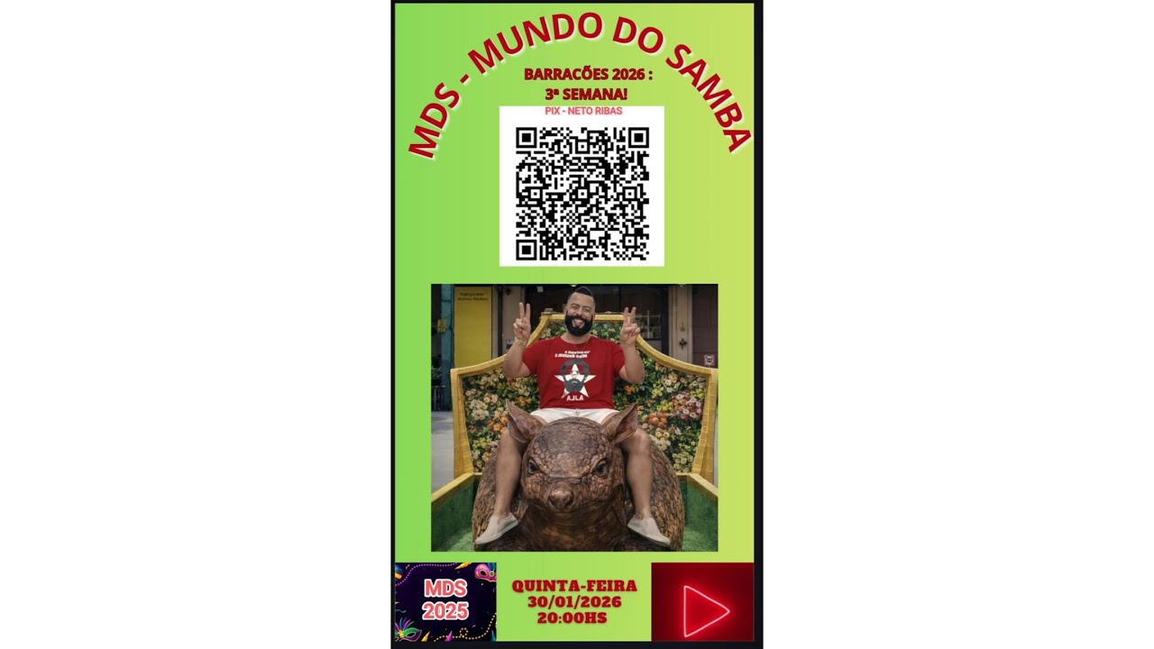MDS CARNAVAL 2026 - BARRAC&Otilde;ES: 3&ordf; SEMANA - NETO RIBAS!