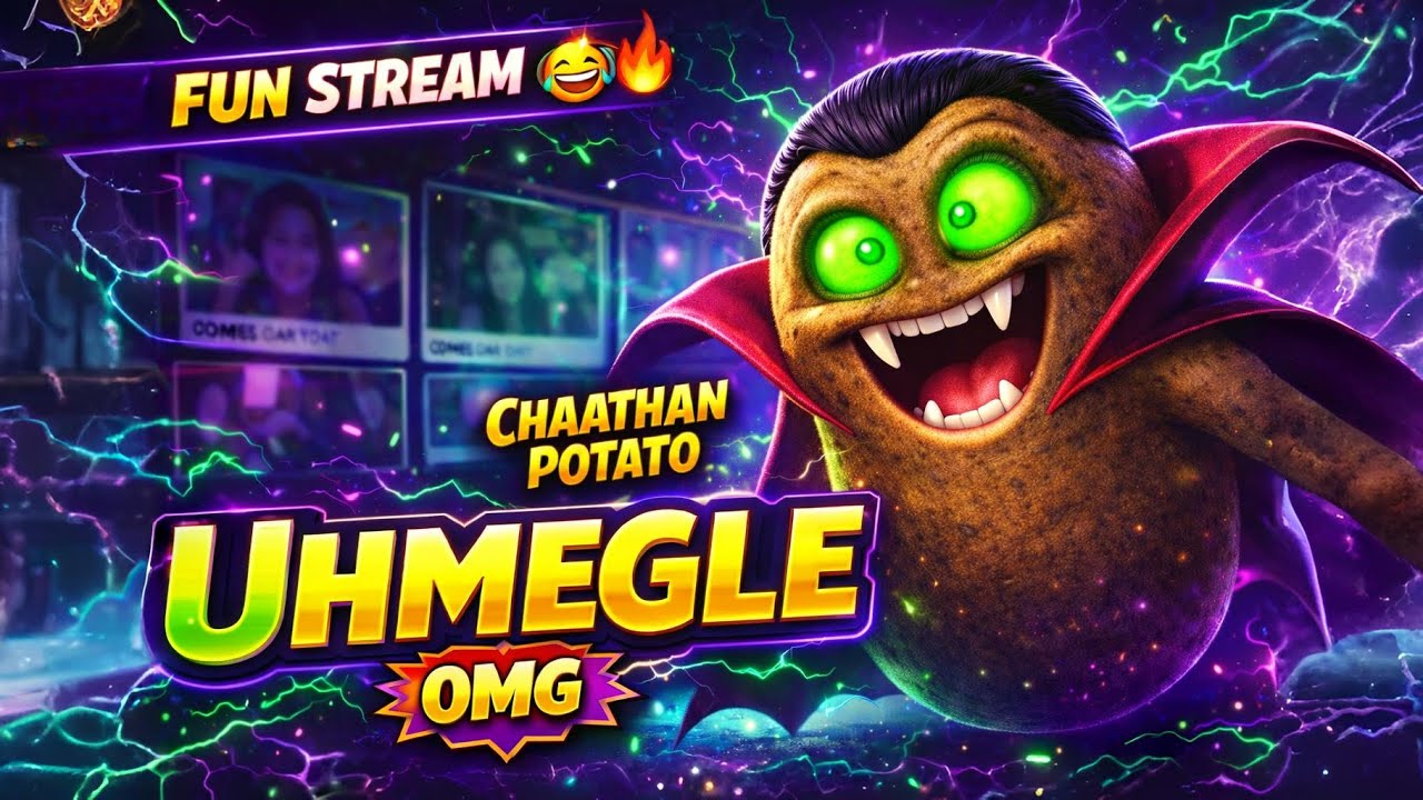 ഓടിവാ 🤣😜🫣 CHAATHAN POTATO IS LIVE #uhmegle