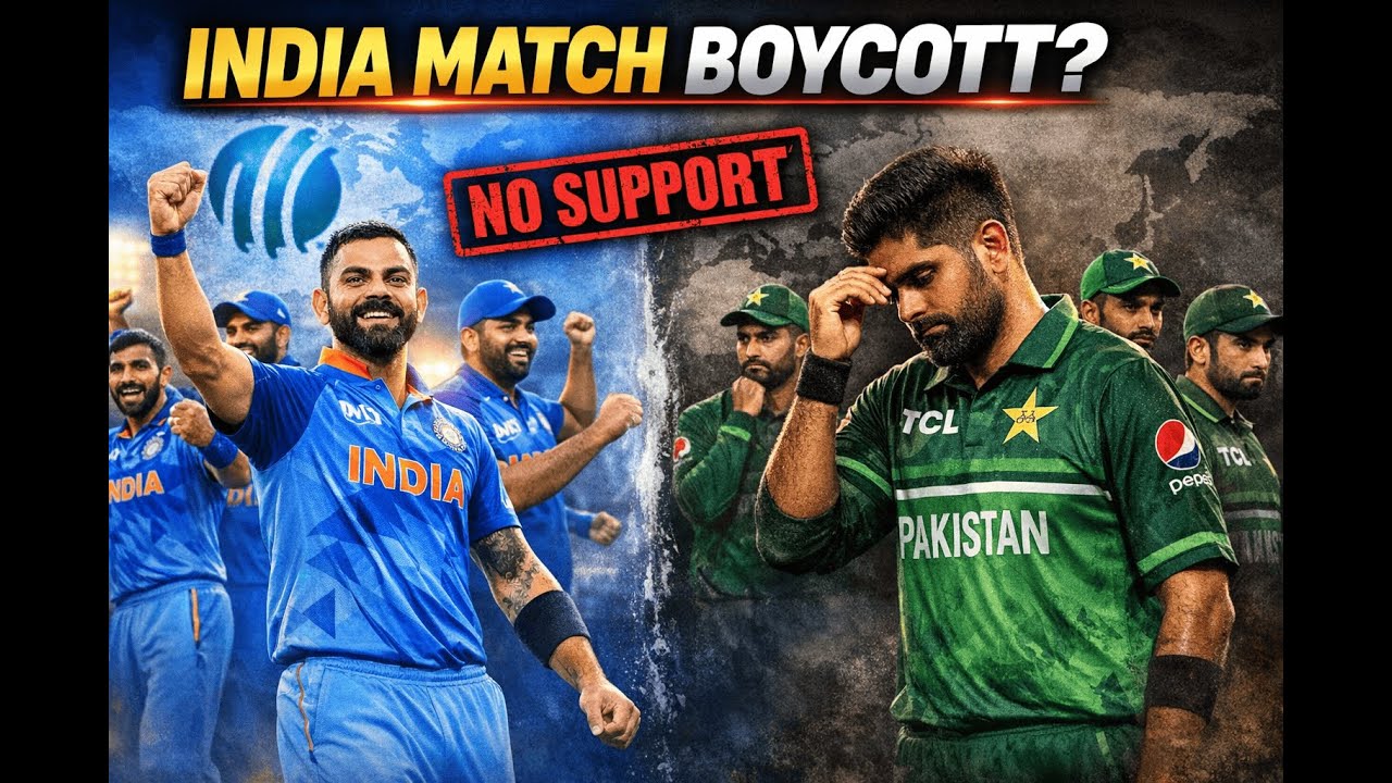 भारत से मैच बहिष्कार पर पाकिस्तान अकेला! | ICC ने नहीं दिया साथ | T20 World Cup 2026 #indvspak