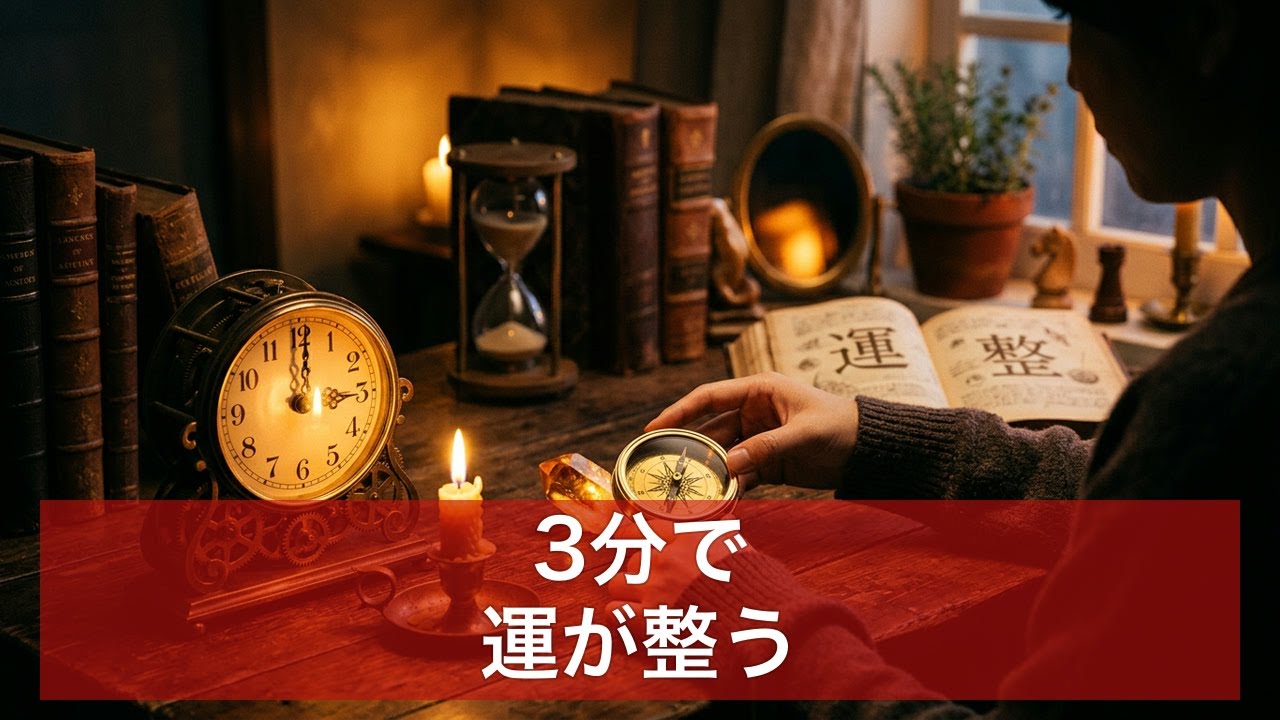 【開運習慣】片付けが苦手でも運が整う3分リセット習慣7選｜今日からできる