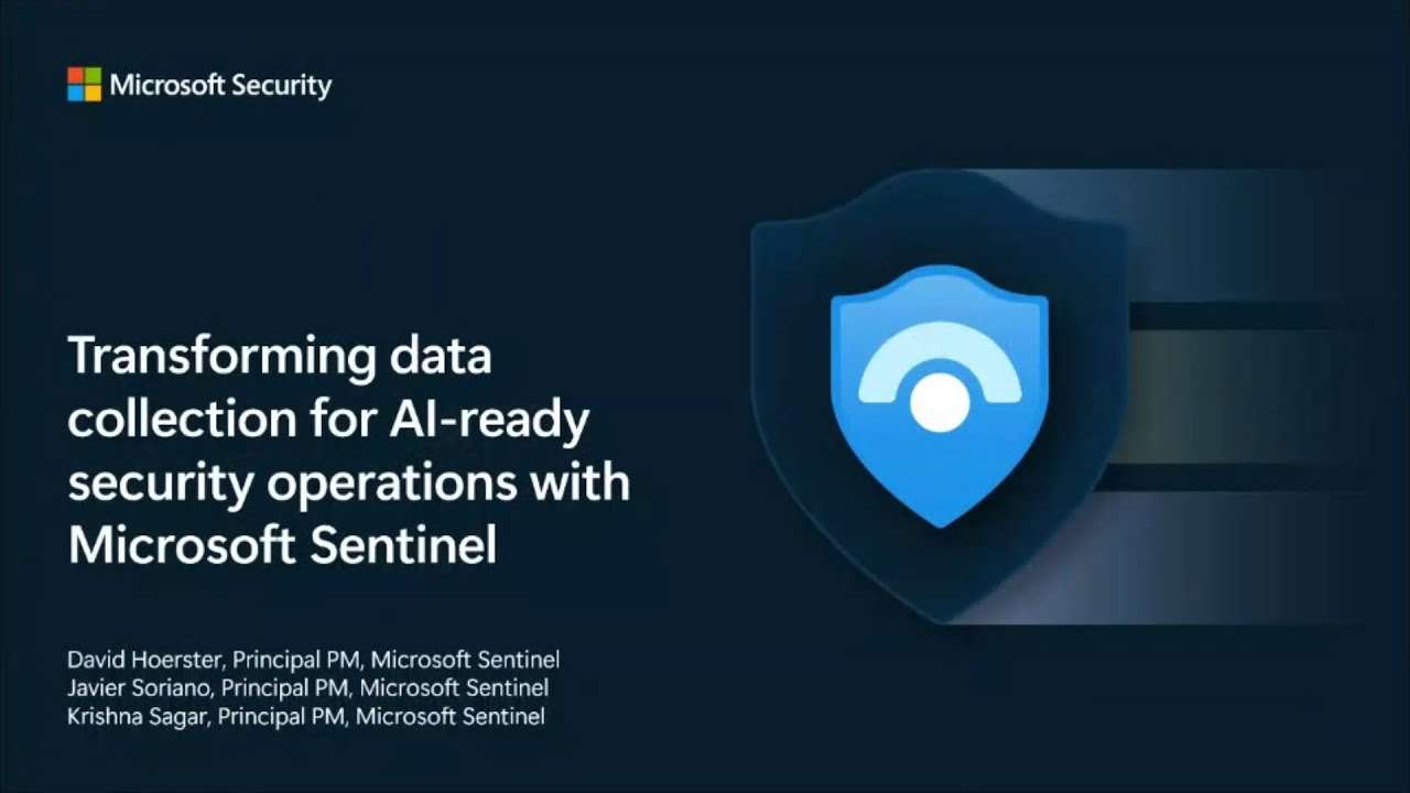 Transforming data collection for AI-ready security operations with Microsoft Sentinel