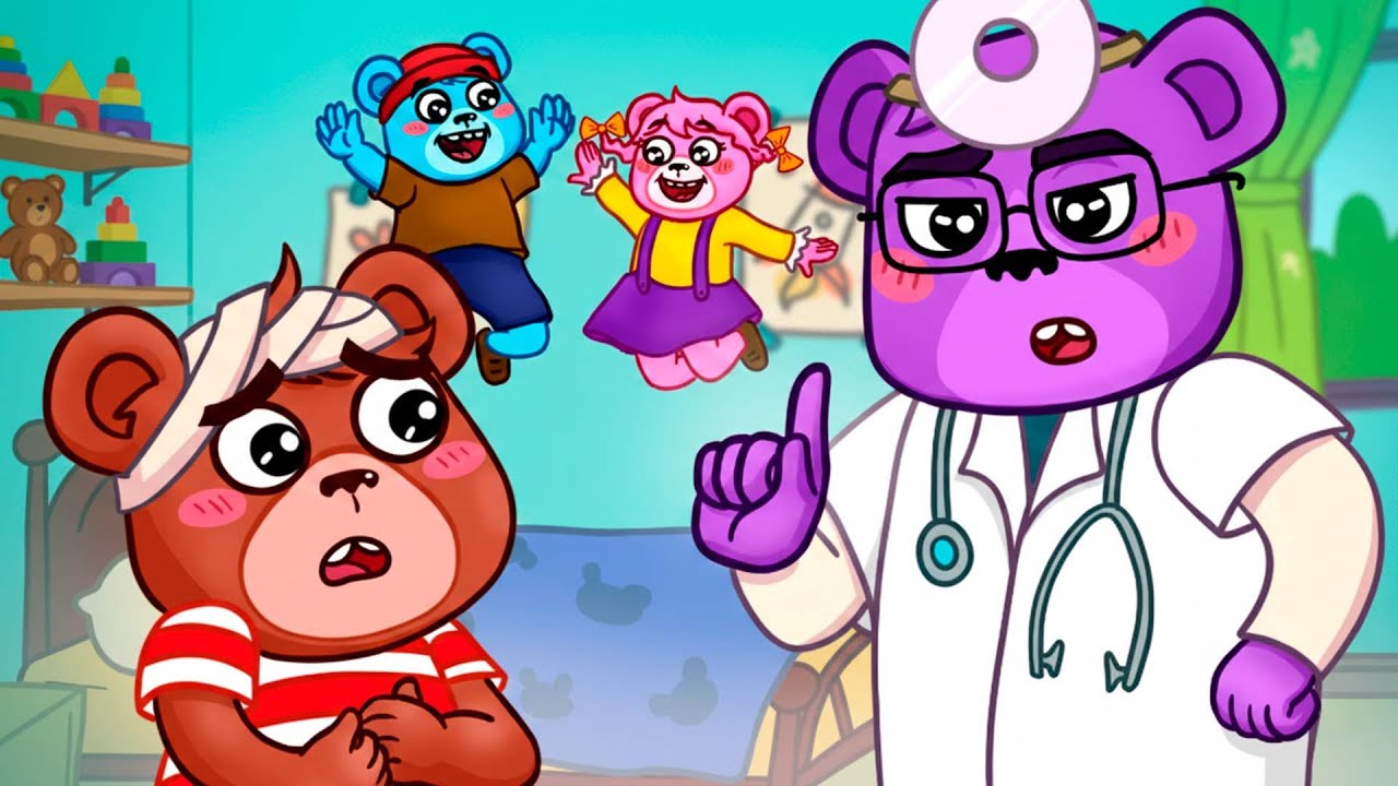 Five Little Babies Jumping On the Bed + MORE Funny Nursery Rhymes & Kids Songs