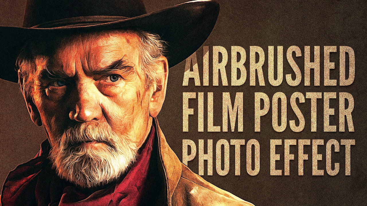 Урок Photoshop: фотоэффект в стиле постера с аэрографией