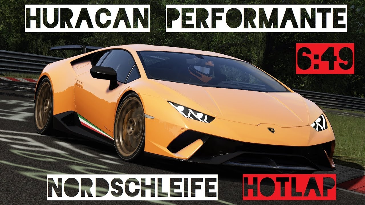 Lamborghini Huracan Performante 6:49.429 - Nordschleife | Assetto Corsa VR Gameplay [Oculus Rift]