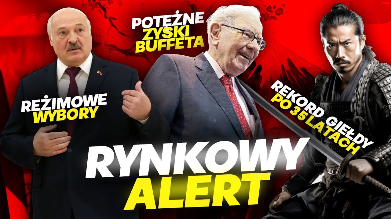 Ogromne zyski Buffetta, rekord giełdy po 35 latach. Idą zmiany na GPW | RYNKOWY ALERT