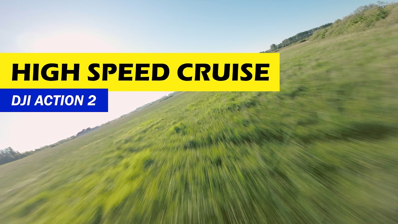 High Speed Cruise | No Cut FPV Drone Flight | DJI Action 2 ( RockSteady 2 stabilization )