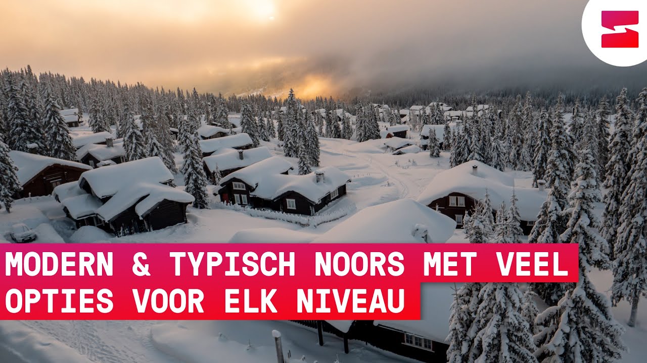 Op verkenning in het skigebied van Kvitfjell