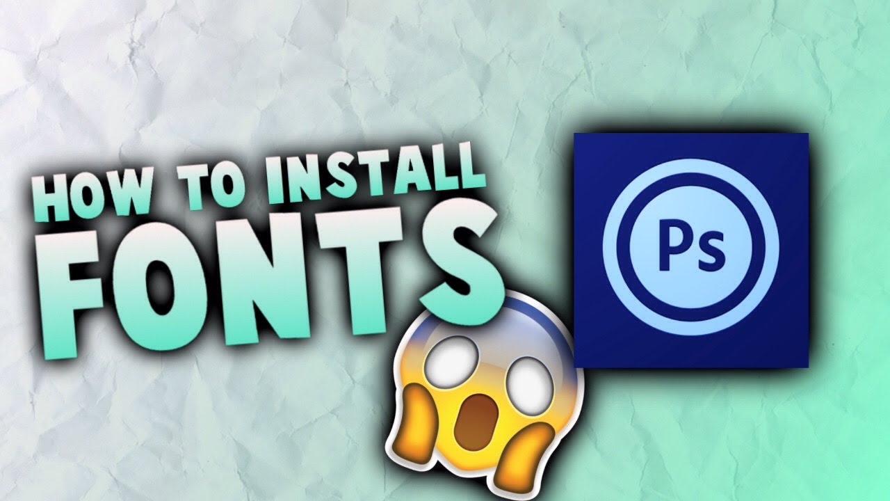 HOW TO INSTALL FONTS!!! - Ps Touch